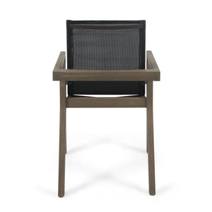 7 Pieces Acacia Wood Outdoor Dining Set