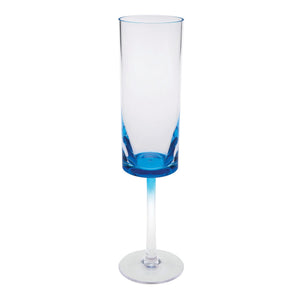 Oval Halo - Acrylic Champagne Flutes (Set of 4)