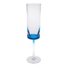 Oval Halo - Acrylic Champagne Flutes (Set of 4)