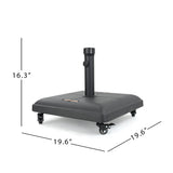 Wheelie umbrella base