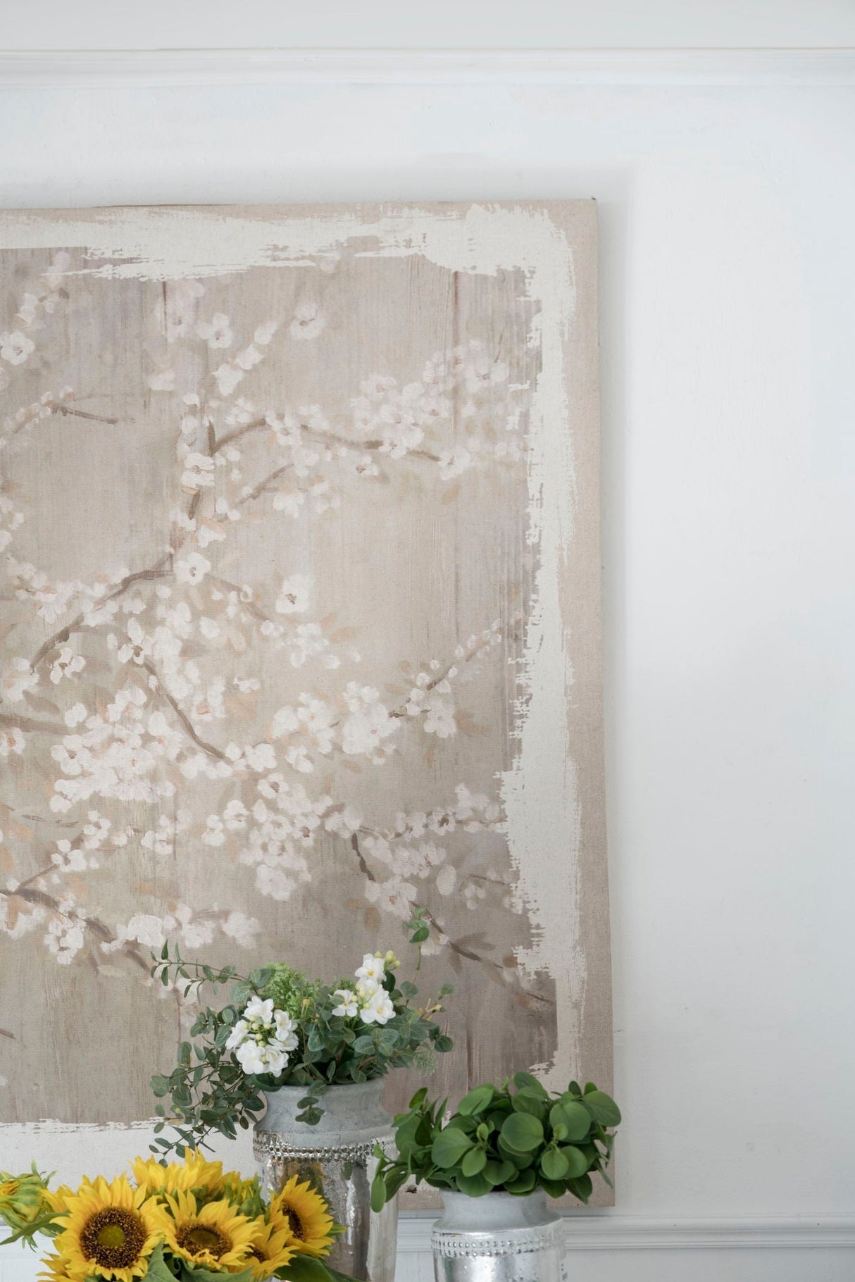 Large Cherry Blossom Canvas Art Print Home Decor Accent Piece