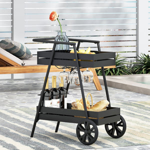 Modern Industrial Bar Cart