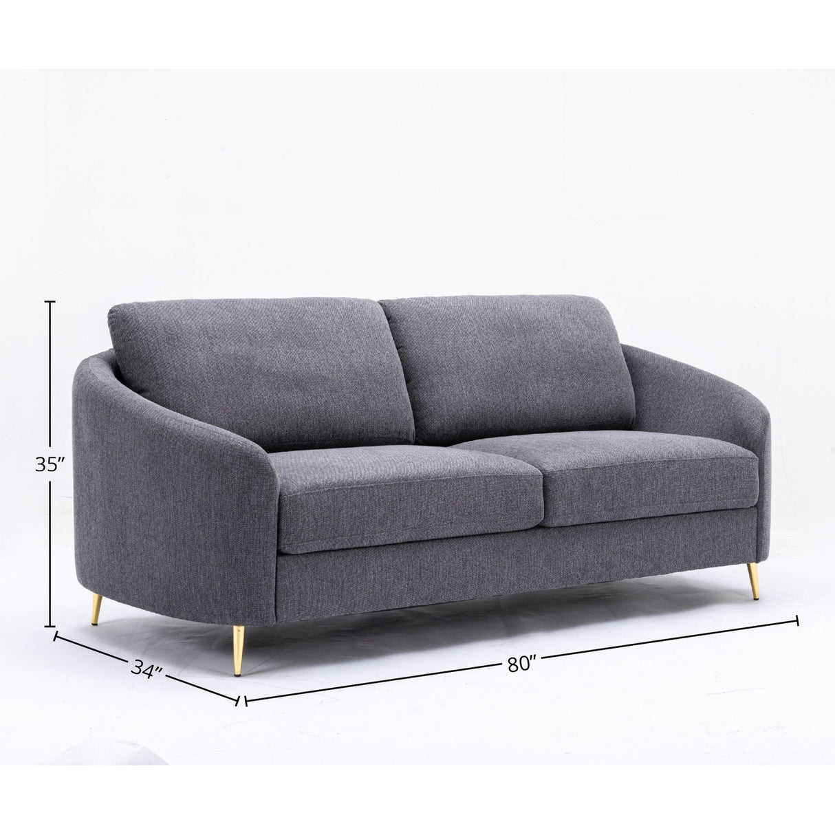 Sofa - Gray - Linen
