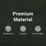 83'' Futon Sofa Bed with Polyester Fabric and 2 PillowsDark Green