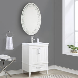 Nysa - Accent Decor - Mirrored & Faux Crystals