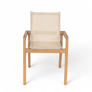 Belfast - Dining Chair With Acacia Wood Frame And Seating (Set of 2)
