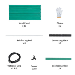93.7" x 31.5" x 32.3" Raised Garden Bed Kit