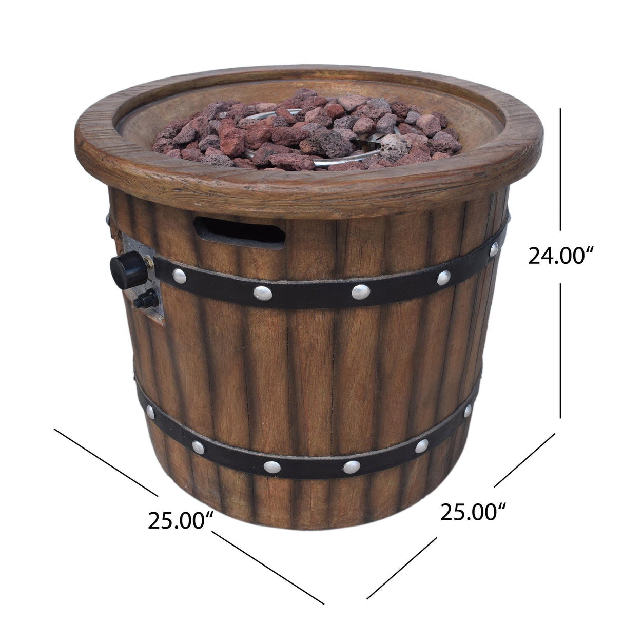 ROUND 25' MGO Fire Pit - 40,000 BTU