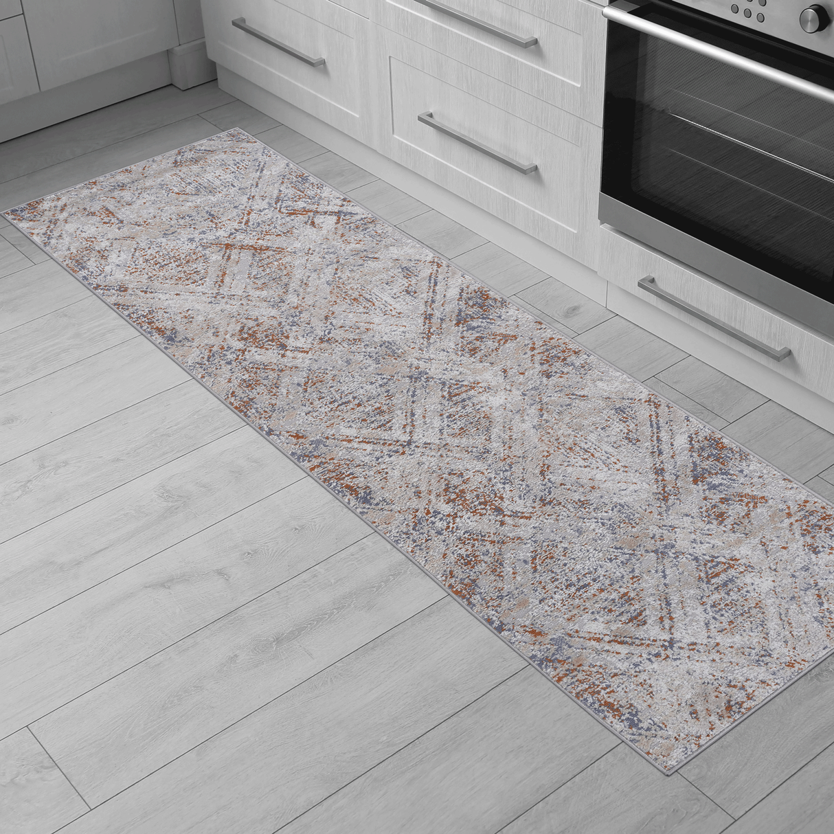 NAAR PAYAS Collection Geometric Non-Shedding and Stain Resistant Area Rug