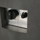 Wellington Round Iron Fire Pit with 40,000 BTU Output in Stone Gray