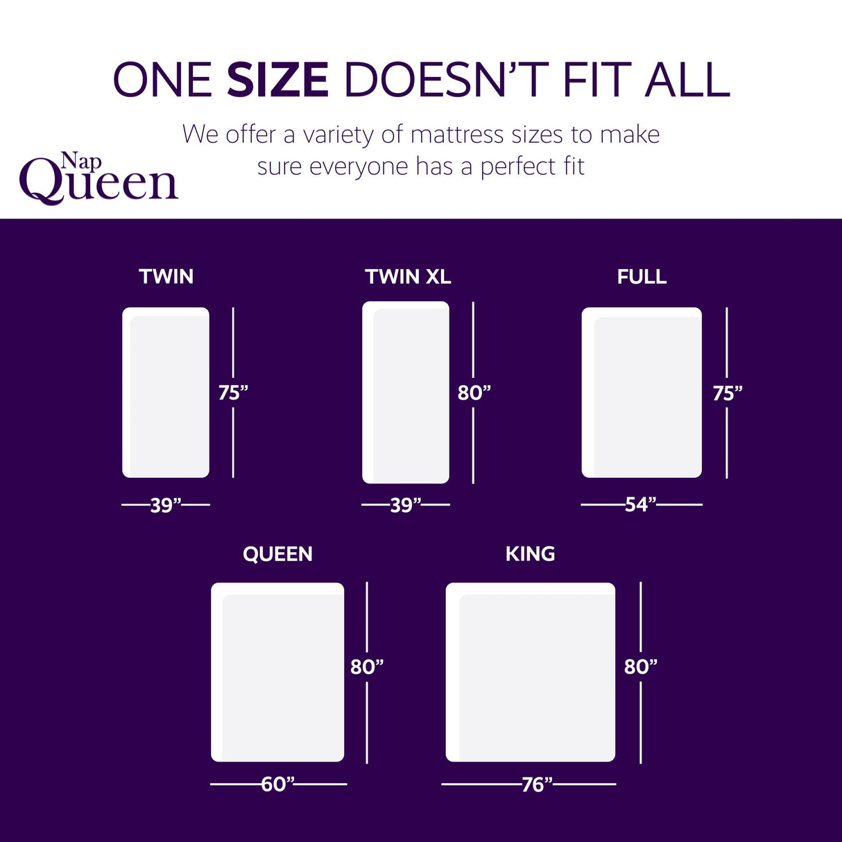 6" Size Memory Foam Mattress
