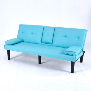 Sofa Bed With Foldable Design And Cup Holder