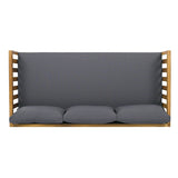 Claremont 3-seater day bed, grey