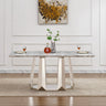 Marble Dining Table for 6 People