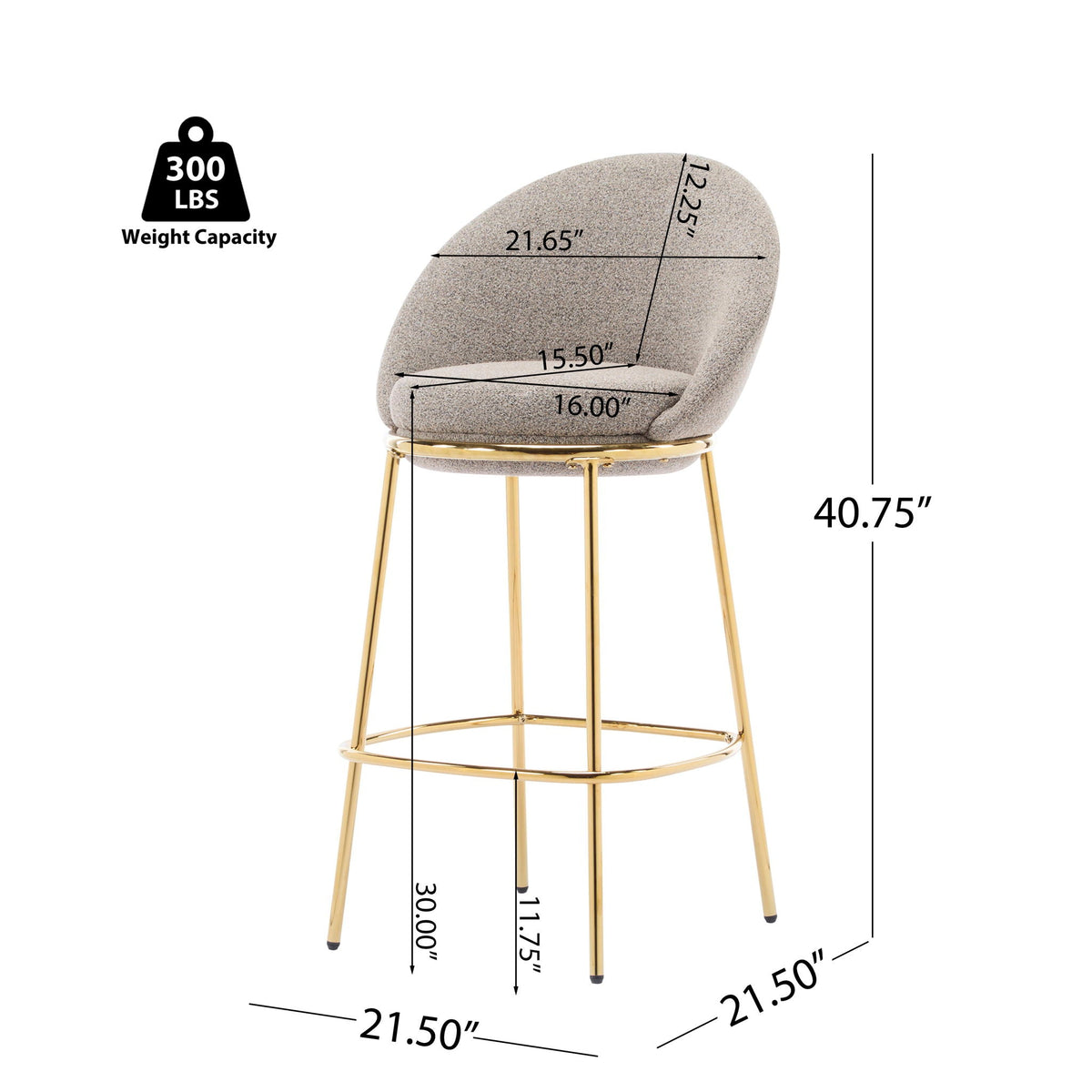 Celano - Upholstered Barstool (Set of 2)