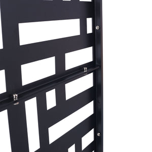 Decorative Freestanding Metal Privacy Screen For Indoor & Outdoor Use