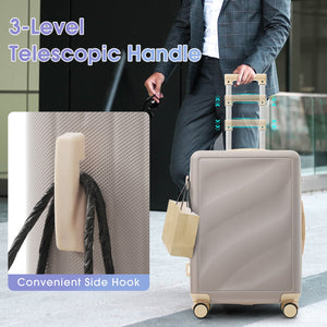 3 Piece Lightweight ABS Luggage Set