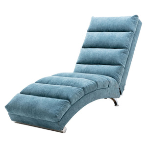 Massage Chaise Lounge Indoor With Remote Control, Ergonomic Electric Massage Lounger