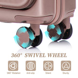 14'/20' 2-Piece ABS Spinner Wheel Luggage Set