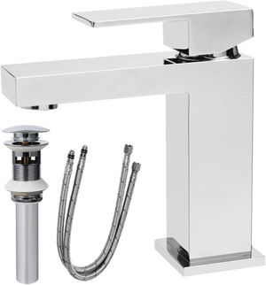 Modern Chrome Bathroom Sink Faucet