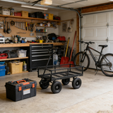 Solid Wheels Garden Cart Wagon