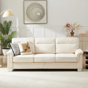 3 Seater Elegant Stationary Sofa