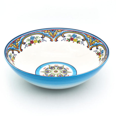Zanzibar 13" Handcrafted Stoneware Serving Bowl
