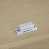 2 Door Shoe Rack, Freestanding, Modern Shoe Storage Cabinet, For Entryway - Natural