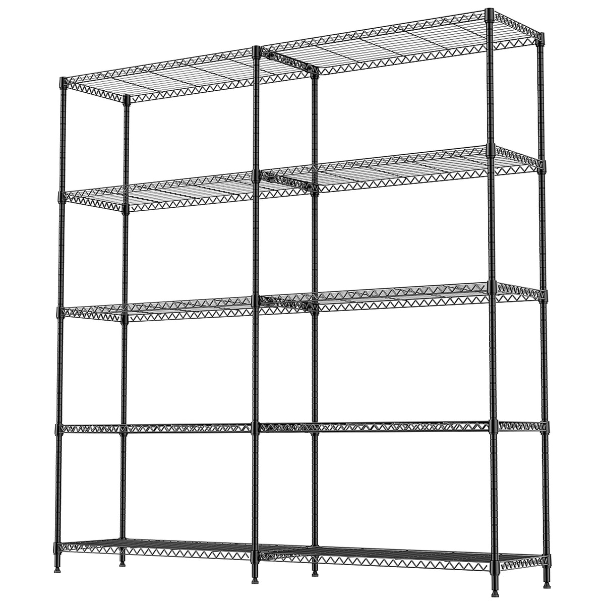 5 Tiers Adjustable Heavy Duty Metal Storage Shelves