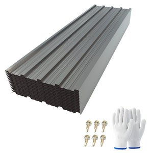 15 Pcs Heavy Duty Waterproof Metal Roofing Panels