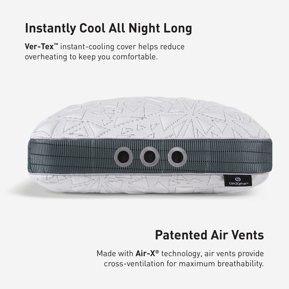 BedGear storm cooling performance pillow