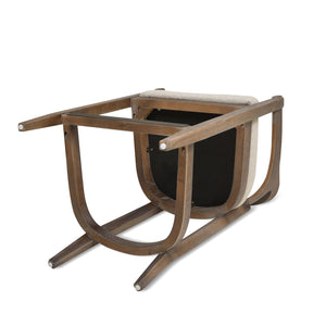 Americana - Mid-Century Modern Cane Back Counter Stool