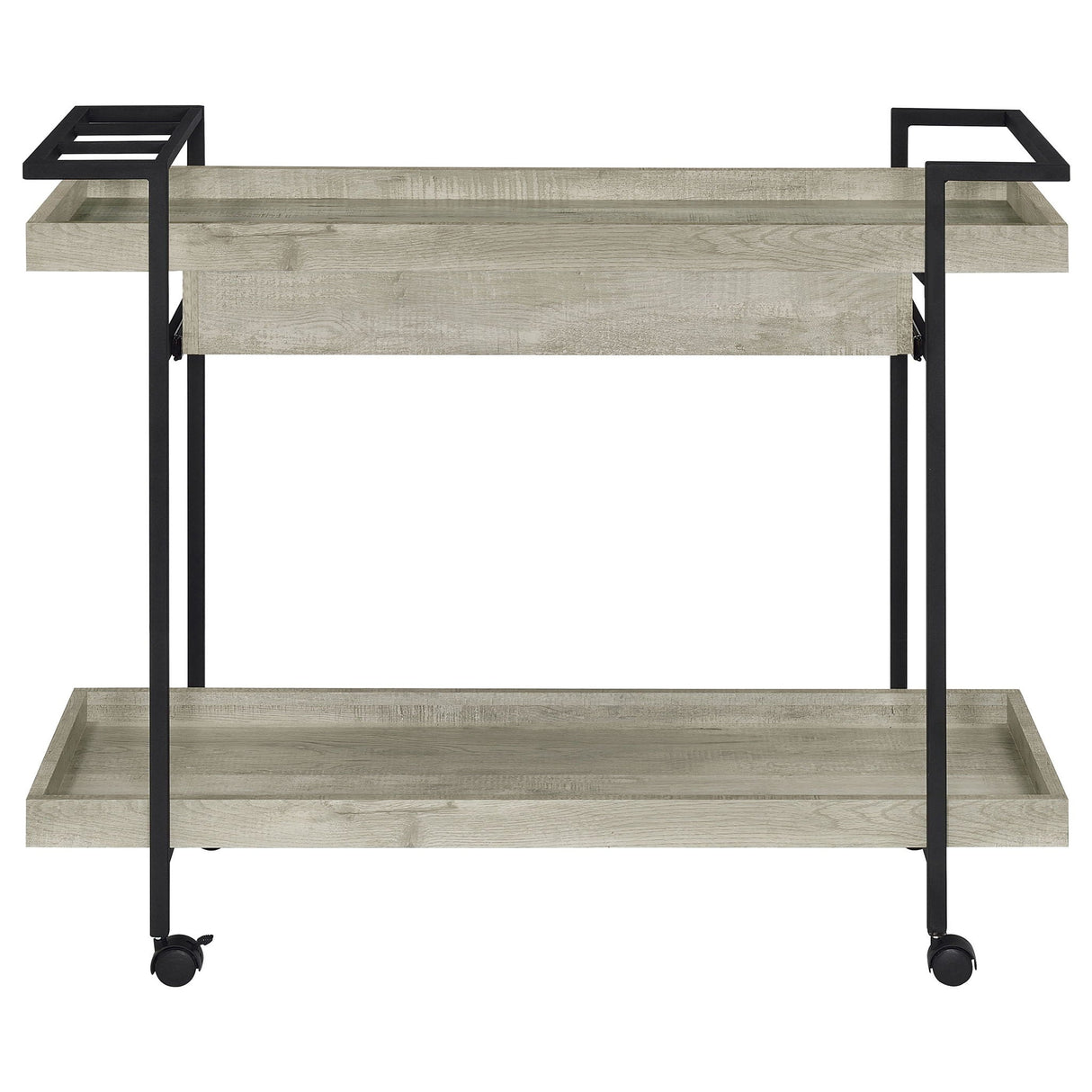 Begonia - 1 Drawer Cart - Driftwood