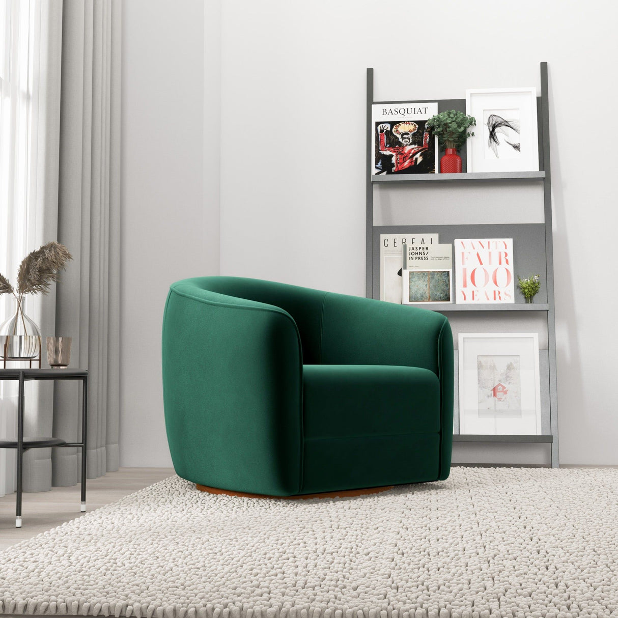 Elise - Mid-Century Modern Swivel Chair