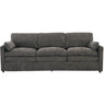 Cozy Upholstered 3 Seater Sofa With Double Cushion