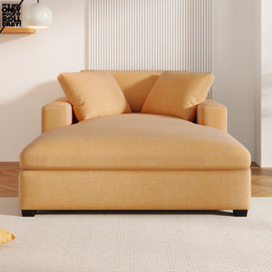 Oversized Chaise Lounge Chair Classic Design