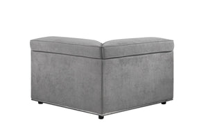 Alwin - Modular Wedge - Dark Gray Fabric