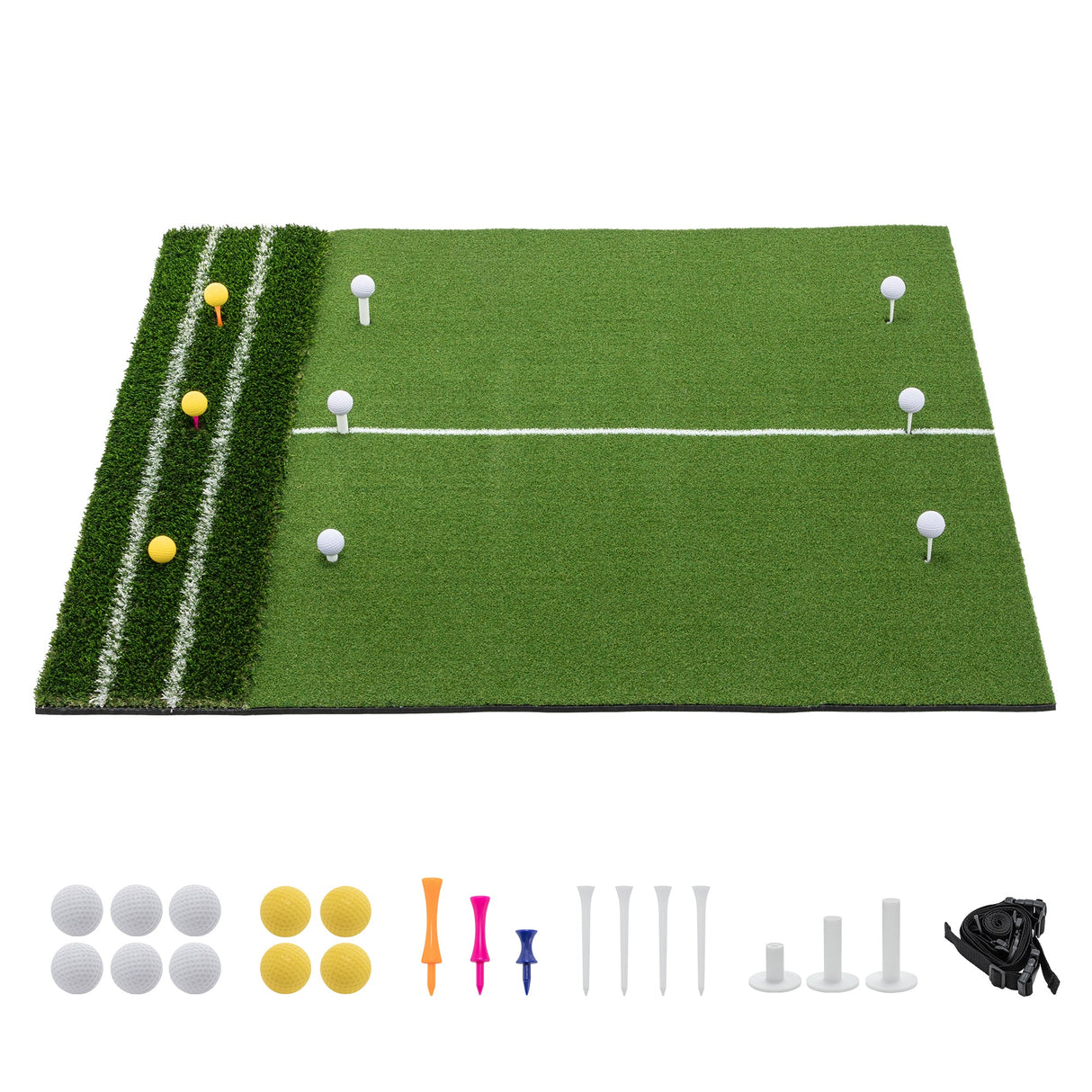 5'x4' Golf Hitting Mat with Guide Line