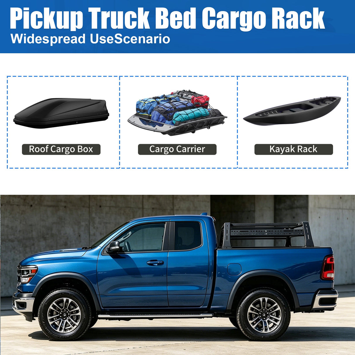 Overland Truck Bed Racks - Heavy-Duty Cargo Solutions