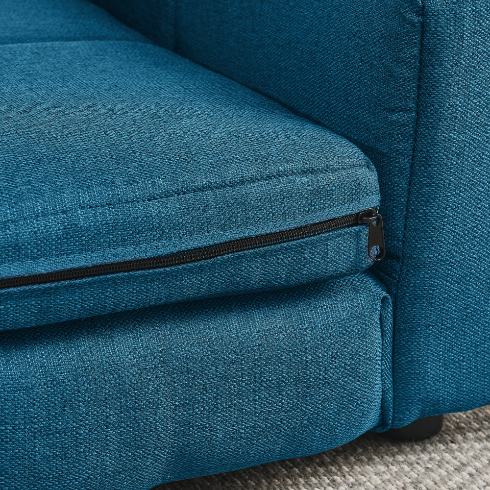 Soft and Comfortable Pet Bed for Big and Oversized Dogs - Dark Blue