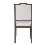 Farmhouse Dining Chairs Set of 4, Upholstered High Back