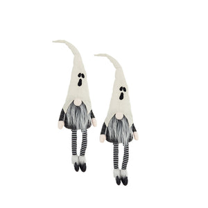 Set of 2 Fabric Sitting Gnomes