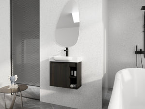 24" Wall-Mounted Bathroom Vanity