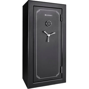 Tall Fireproof Protection Safe Vault with Solid Steel Construction - Black