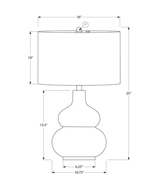 Lighting, Table Lamp, Contemporary - Cream