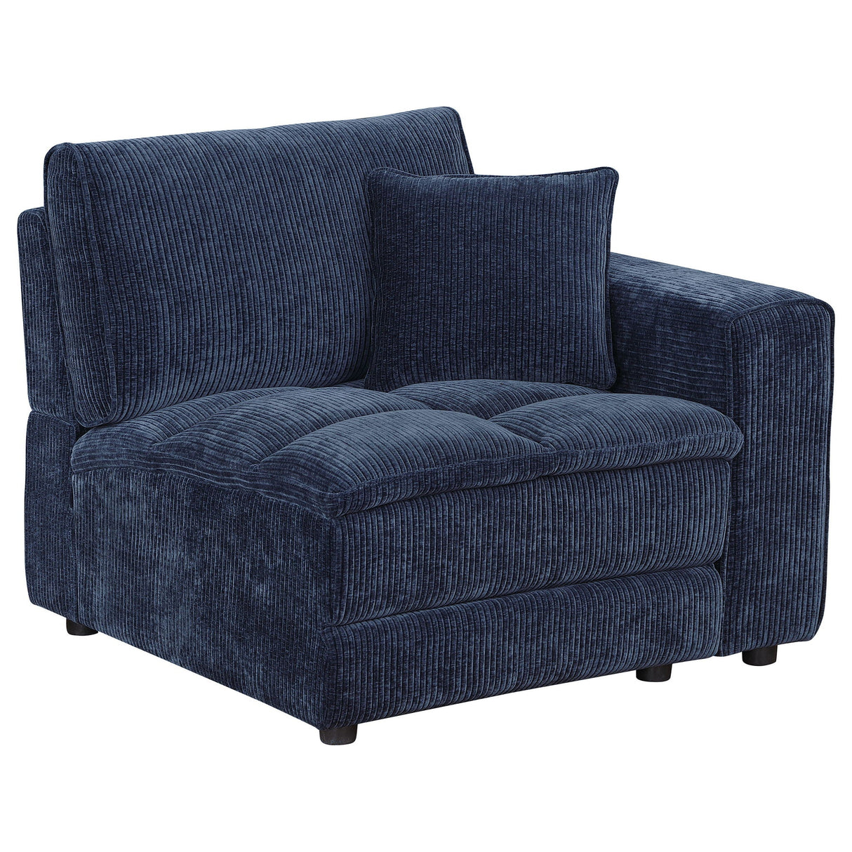 Azure - 6 Piece Upholstered Modular Sectional Sofa - Blue