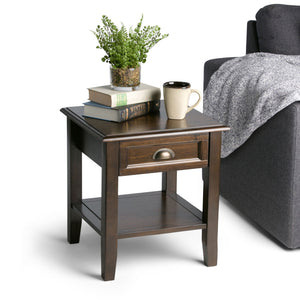 Burlington - End Table - Mahogany Brown