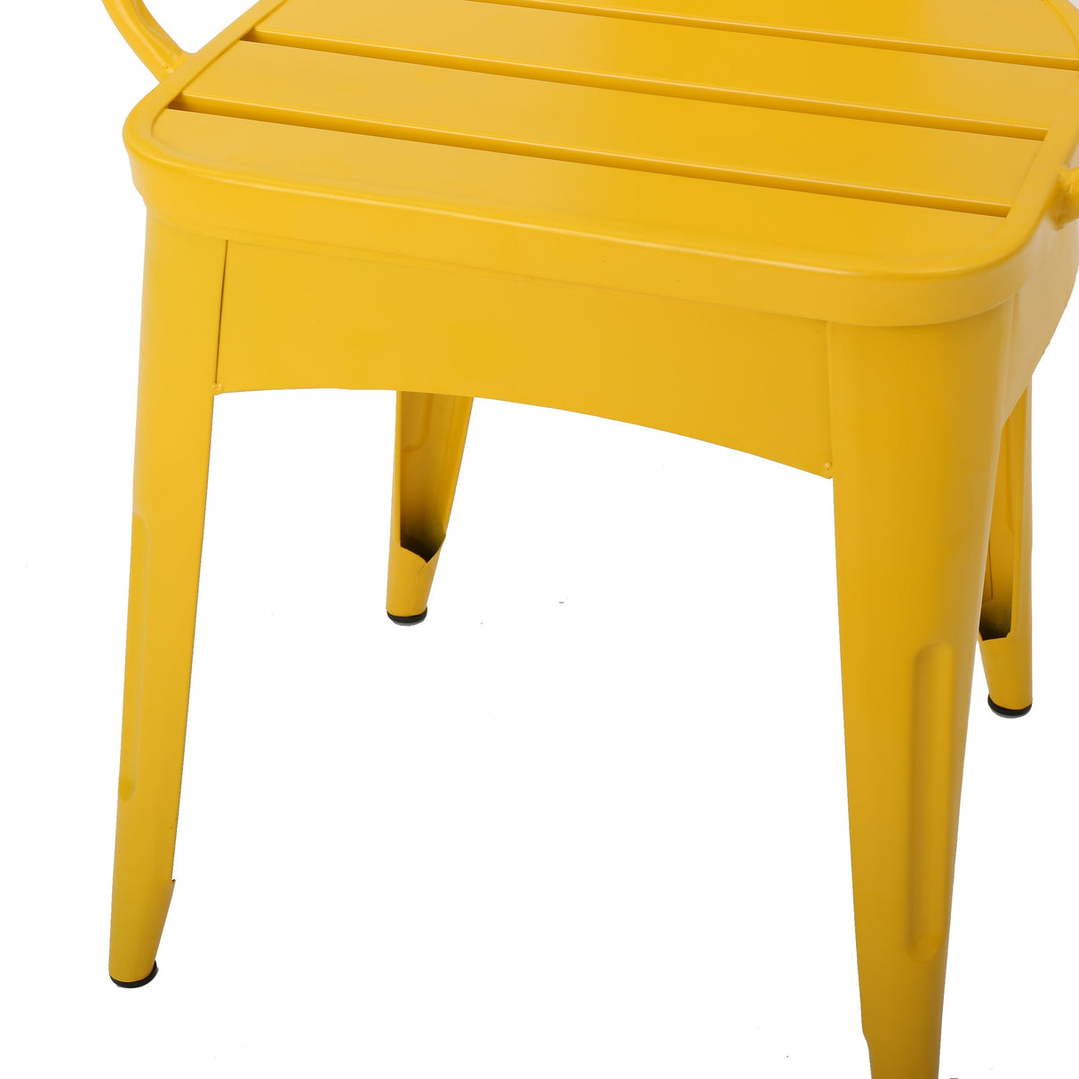 Bright Finish Colmar 3-Piece Yellow Iron Bistro Set