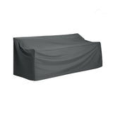 Shield Patio Outdoor 3 Seater Sofa Cover Dark Gray Fabric 88x36x35 Inches