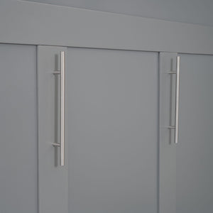Murphy Wall Bed With LED Lights, Shelves And Drawers